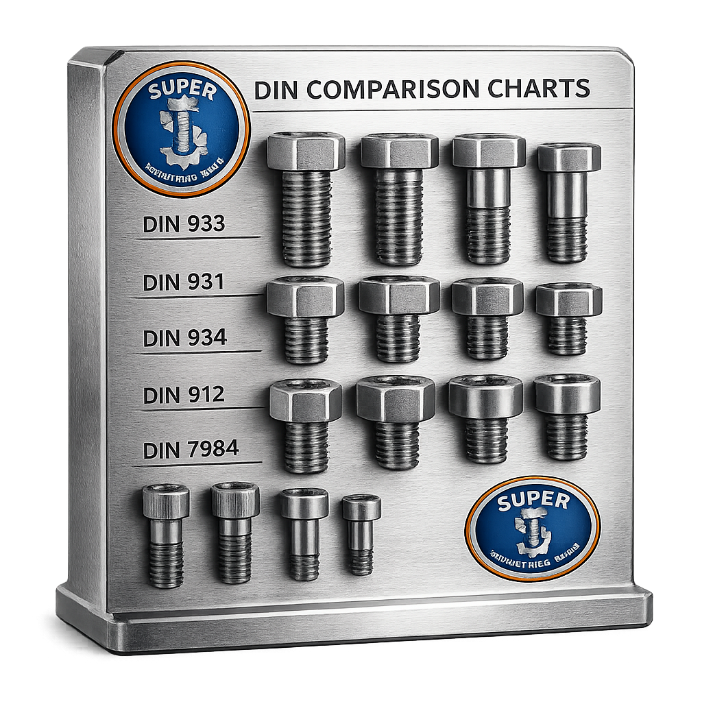 DIN Comparison Charts DIN Comparison Charts